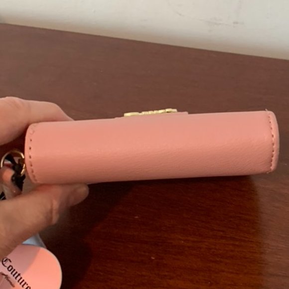 Juicy Couture Blush Pretty Bow Small Zip-Around Wallet--NWT - Picture 5 of 16